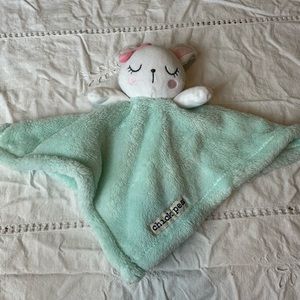 Chickpea green white bunny lovey stuffie